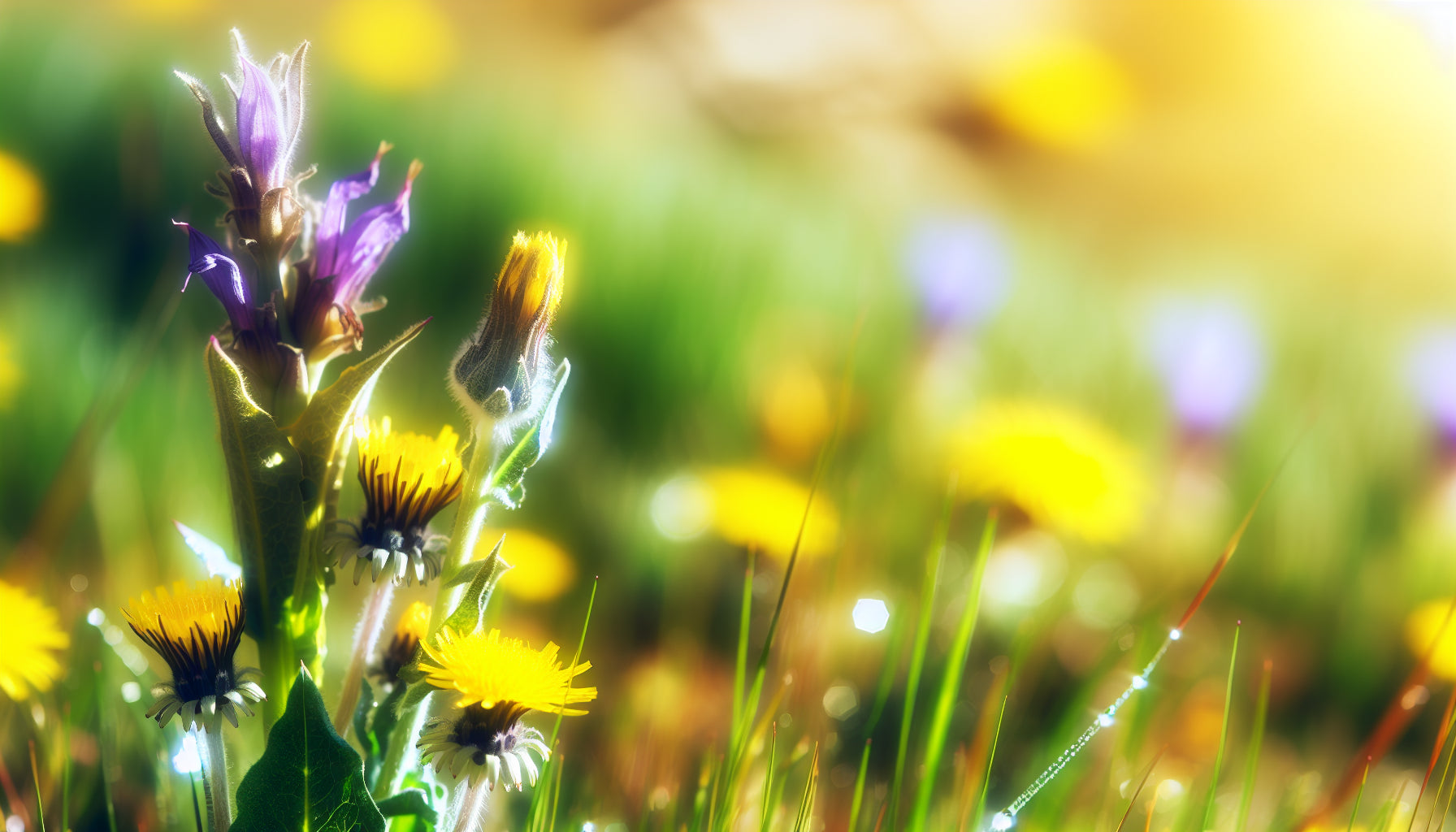 Ozempic-Alternative aus der Natur: Warum Löwenzahn und Enzian ähnliche Rezeptoren aktivieren wie moderne Diabetesmedikamente – KI-generiertes Bild (DALL·E 3)