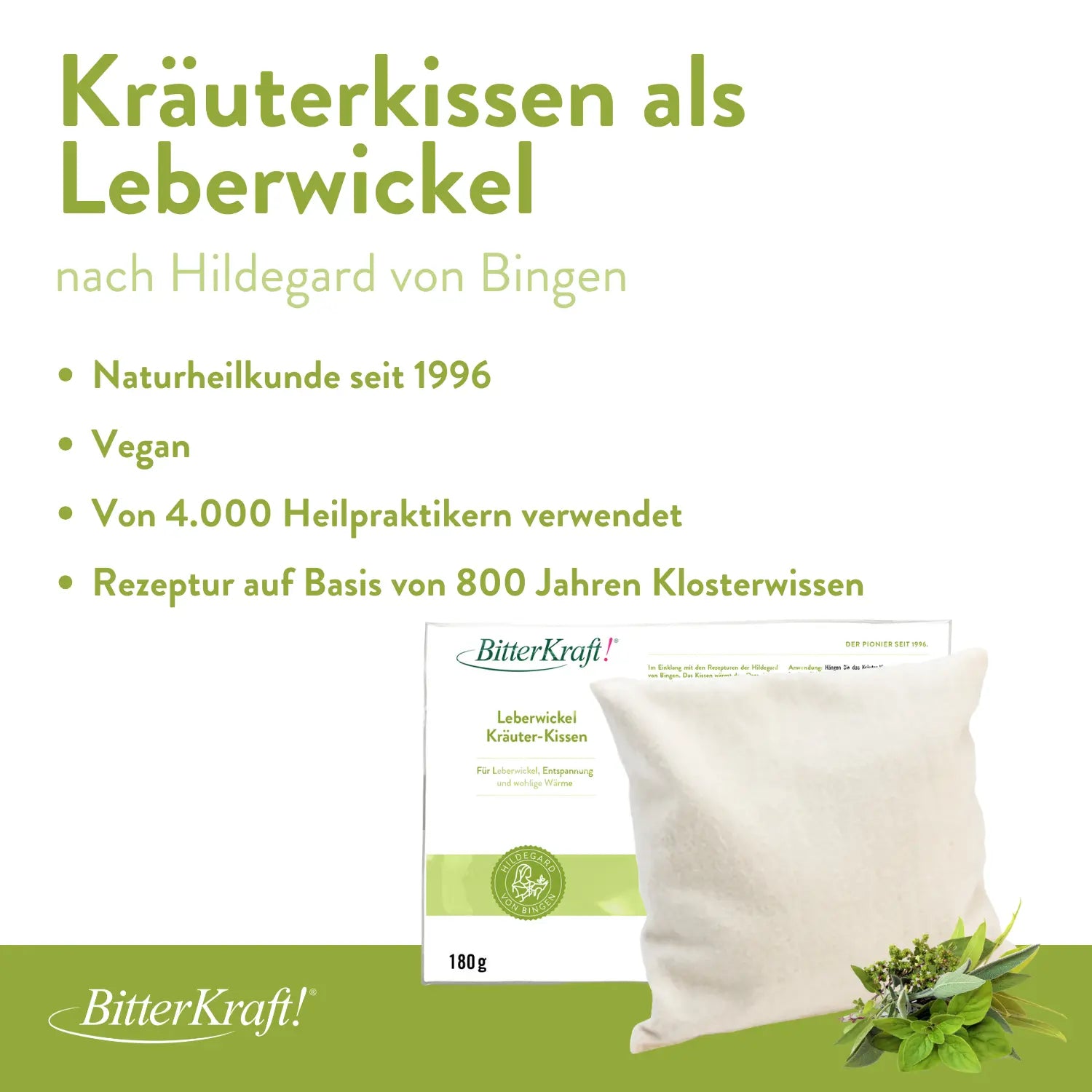KräuterKissen für Leberwickel Bitterkraft GmbH - Bitterkraft