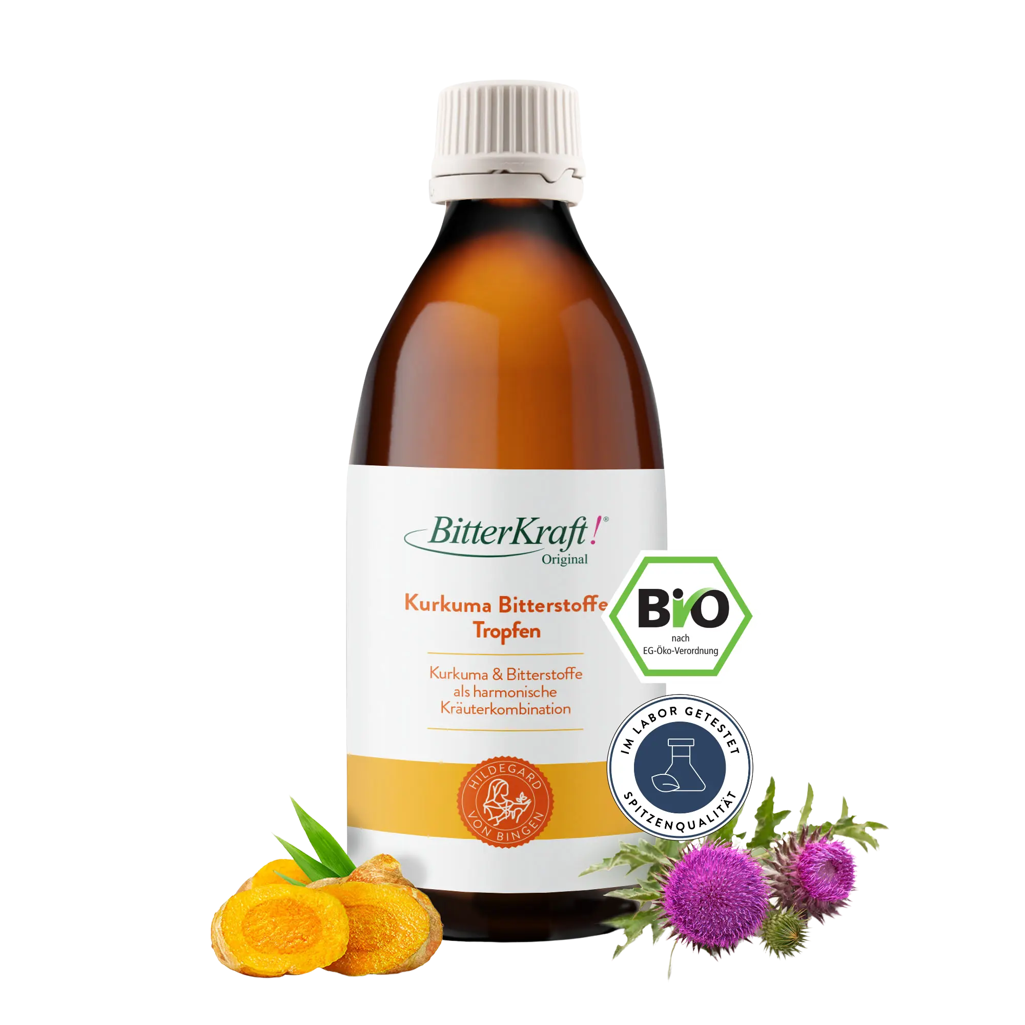 BitterKraft! Original Kurkuma Tropfen (BIO) 200ml