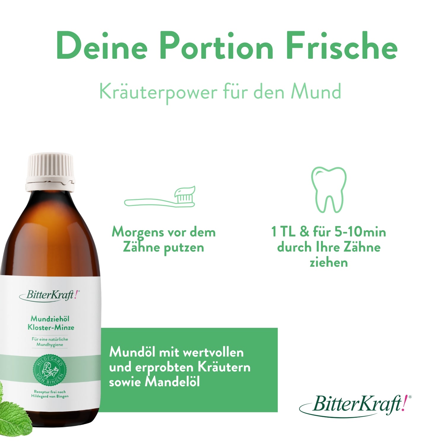 Mundziehöl Kloster-Minze 200ml