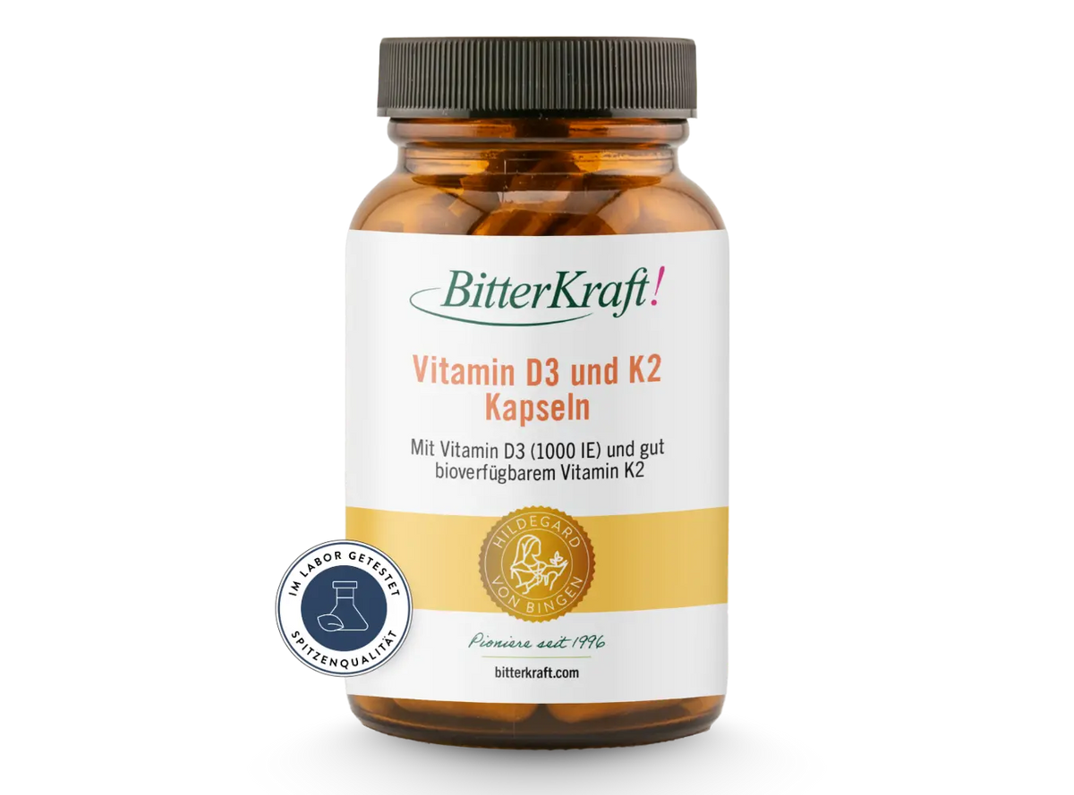Bitterkraft Vitamin D3 und K2 Kapseln