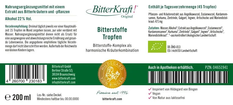 BitterKraft! Original Tropfen (BIO) 200ml