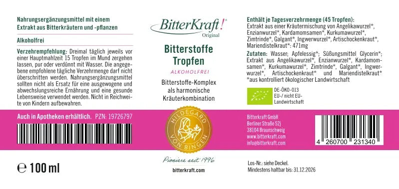 BitterKraft! Original Alkoholfrei (BIO) 100ml