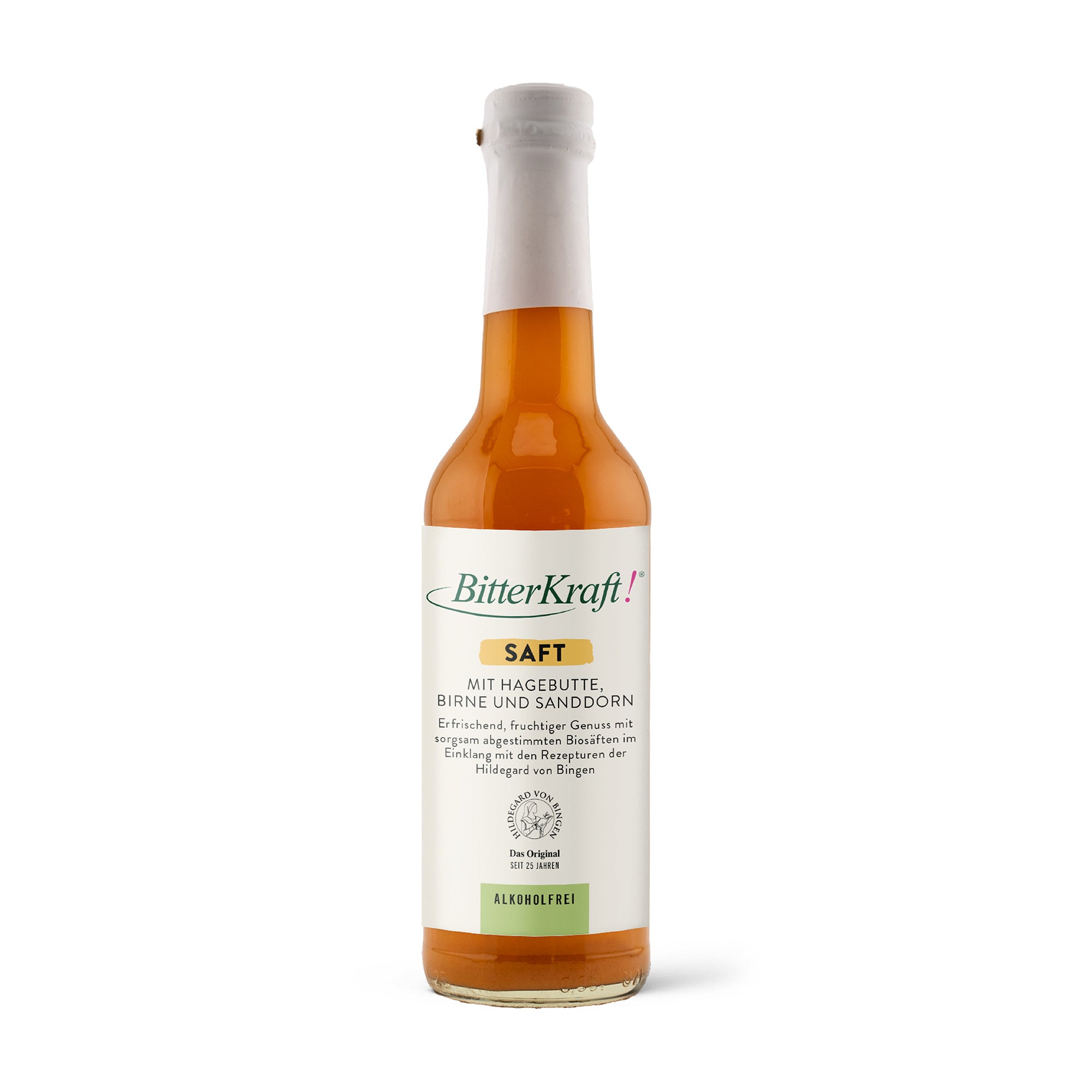 Sanddorn-Vitamin-C-Saft - 350ml - BitterKraft! Saft gelb