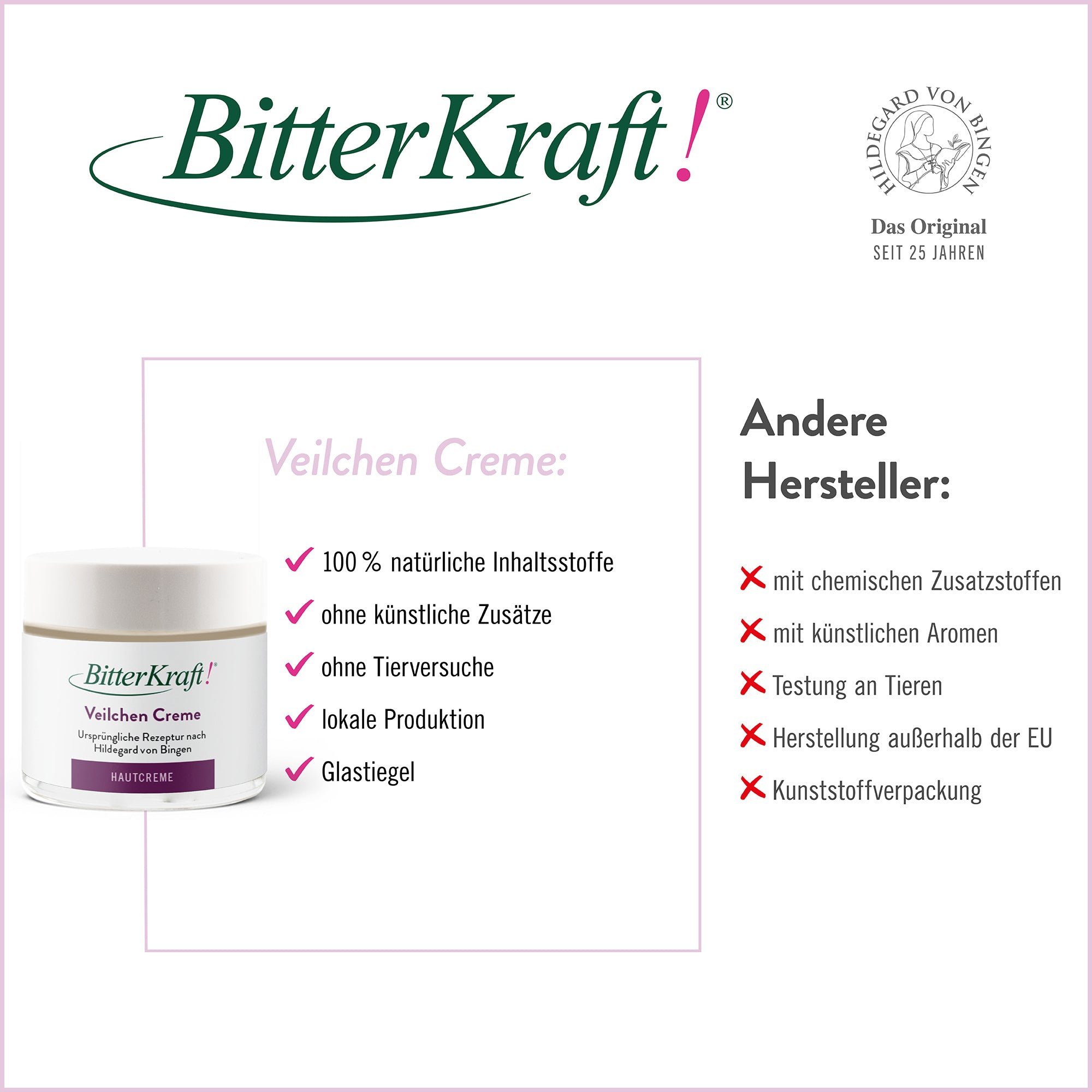 Veilchen Creme Hildegard von Bingen 50 ml