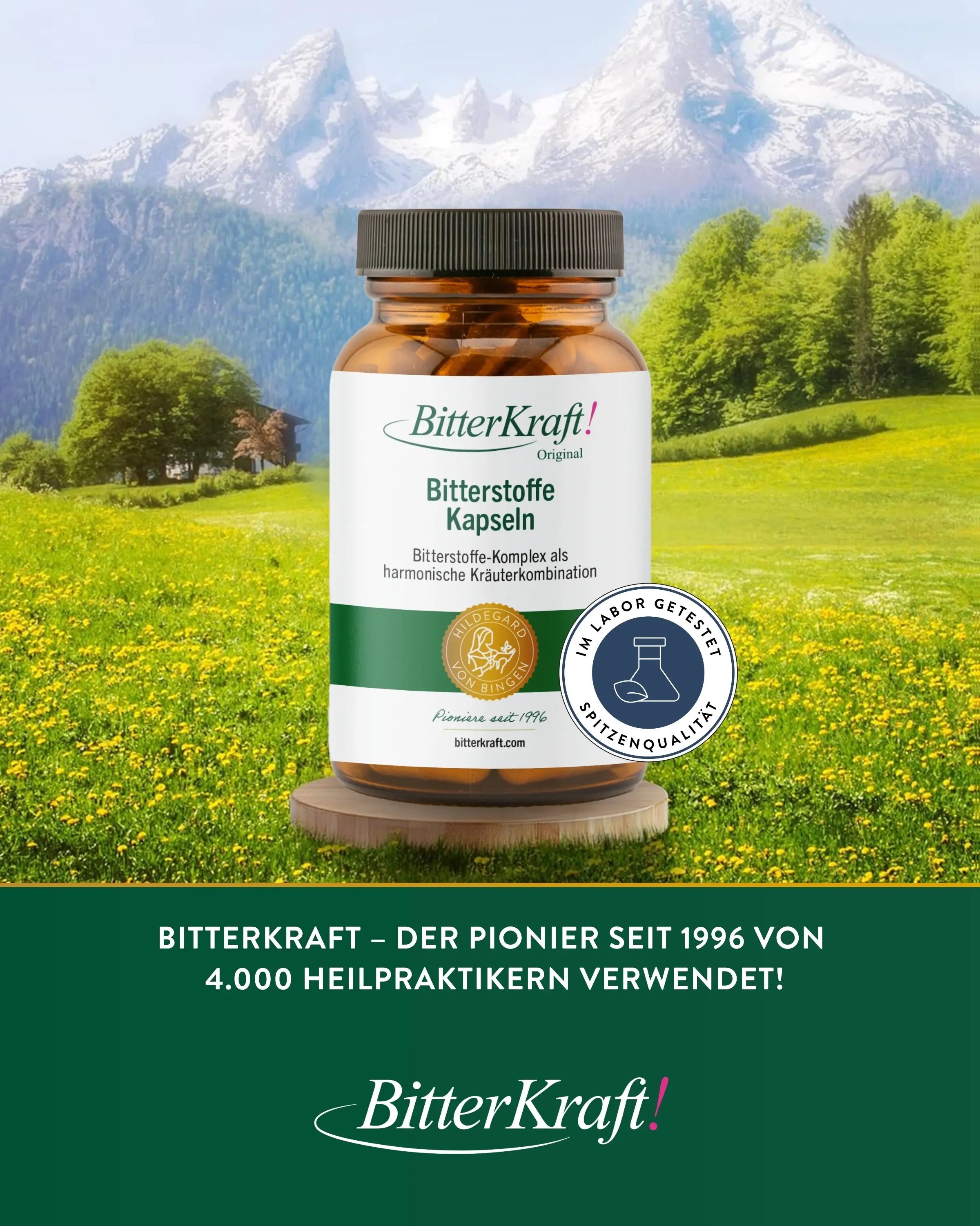 BitterKraft! Bitterstoffe Kapseln (60 Stück)