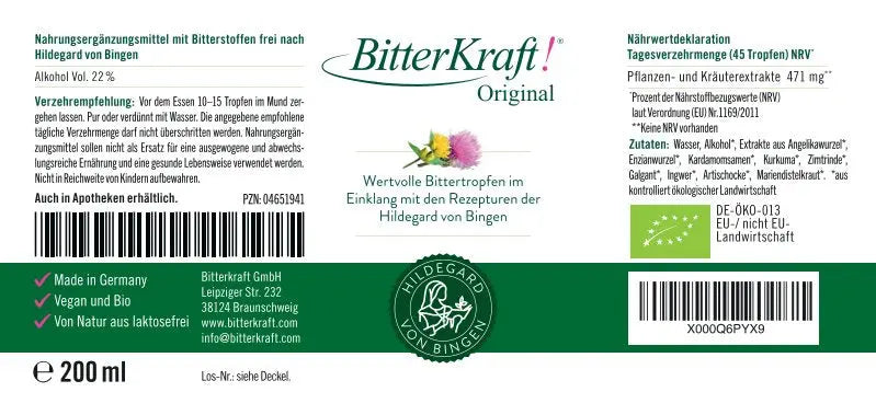 Bitterstoffe Abnehm Kur 2 Monate Bitterkraft GmbH - Bitterkraft
