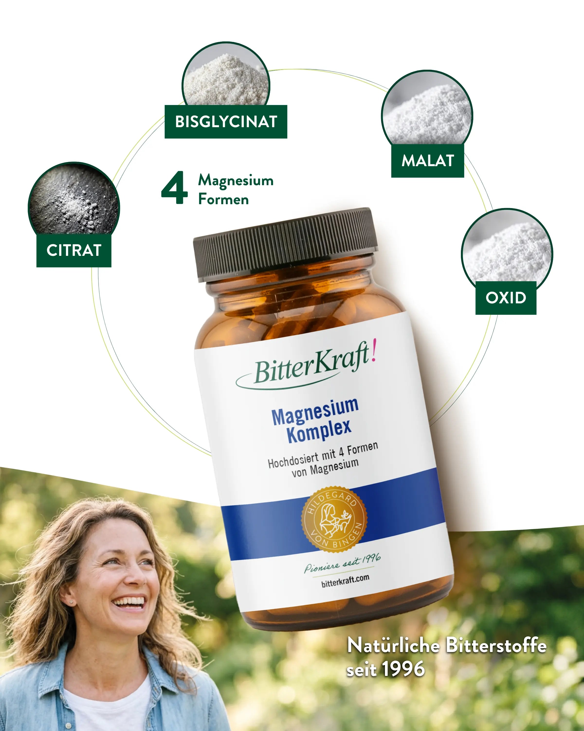 Bitterkraft Magnesium Komplex (60 Kapseln)