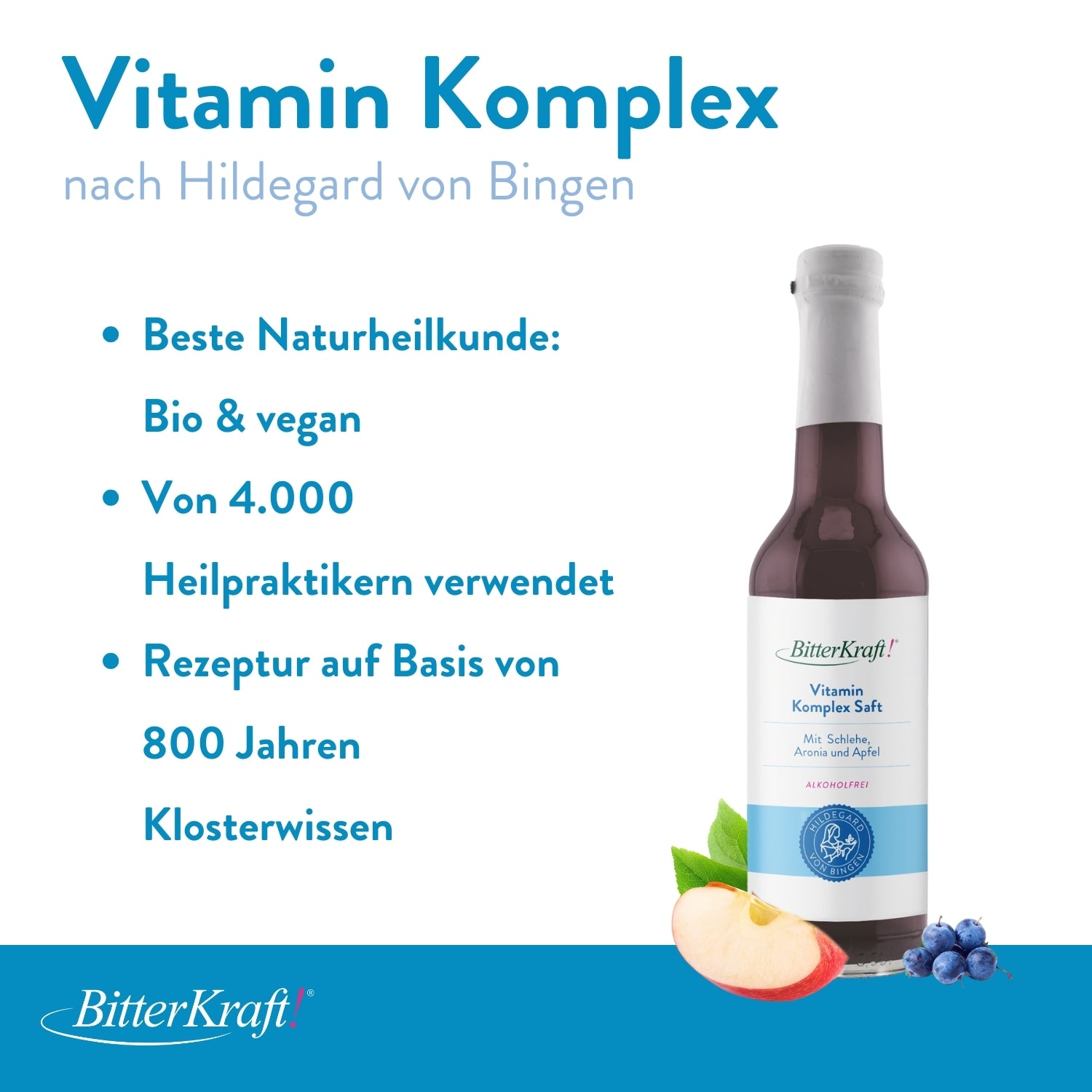 BitterKraft! Original Vitaminkomplex Saft (BIO) 350 ml