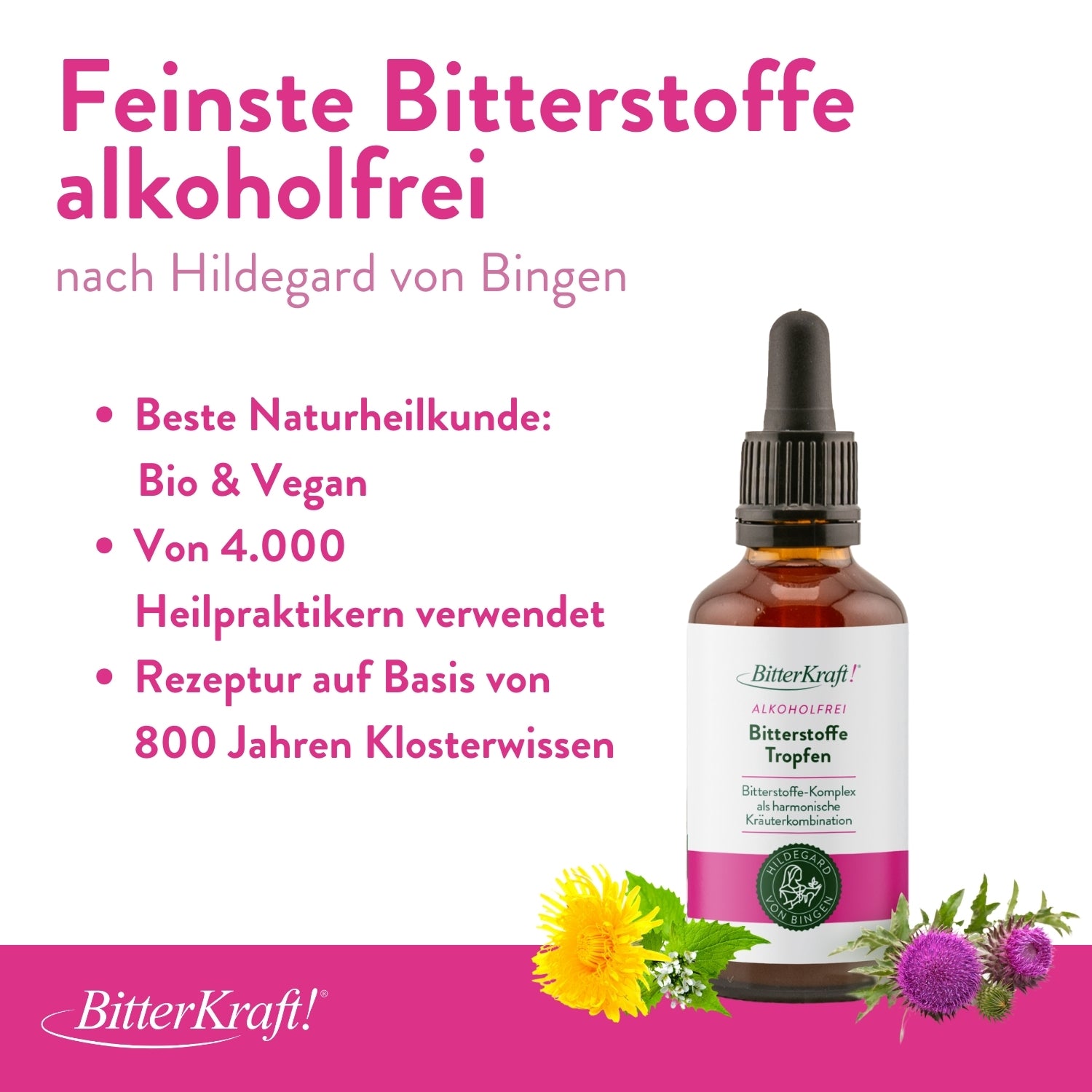 BitterKraft! Original Alkoholfrei 50ml Pipette (BIO)