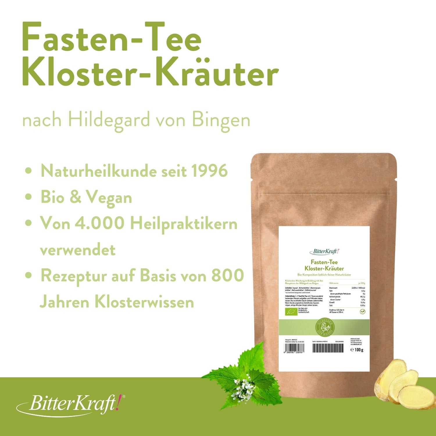 Fastentee-Kloster-Kräuter