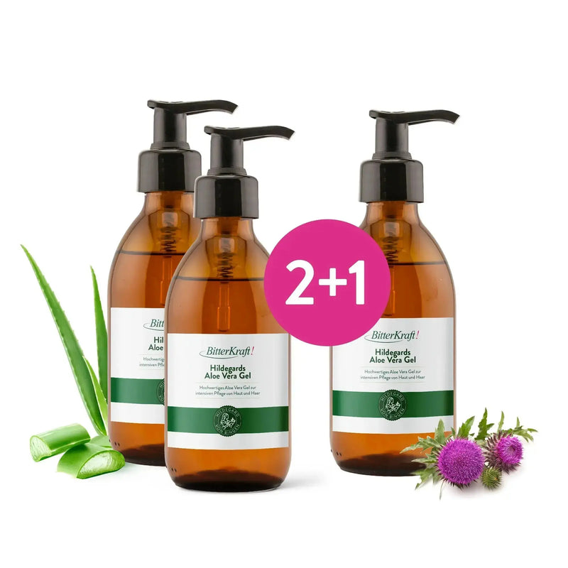 BitterKraft® Hildegards Aloe Vera Gel 230 ml – Vorteilspaket (2 Stück)