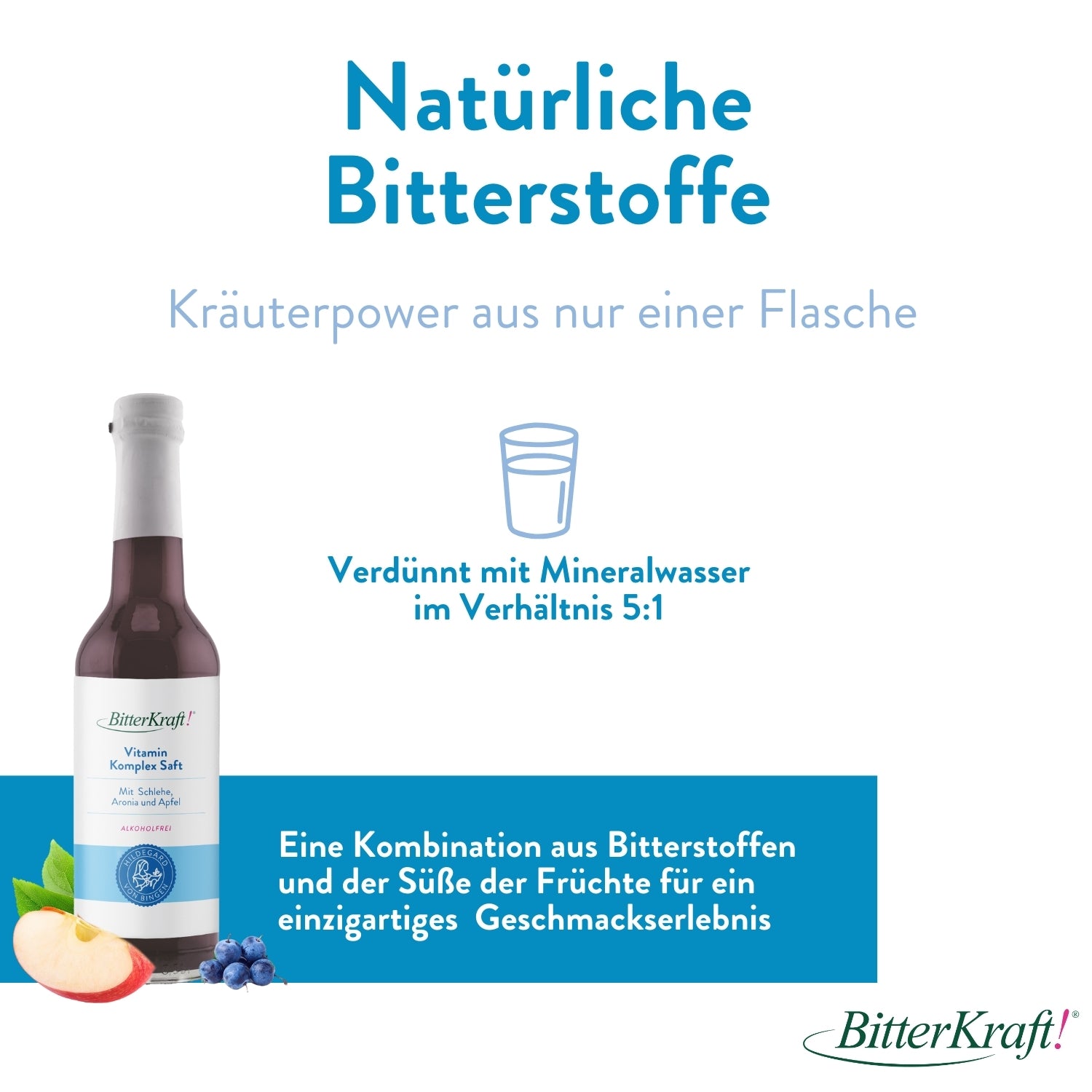 BitterKraft! Original Vitaminkomplex Saft (BIO) 350 ml