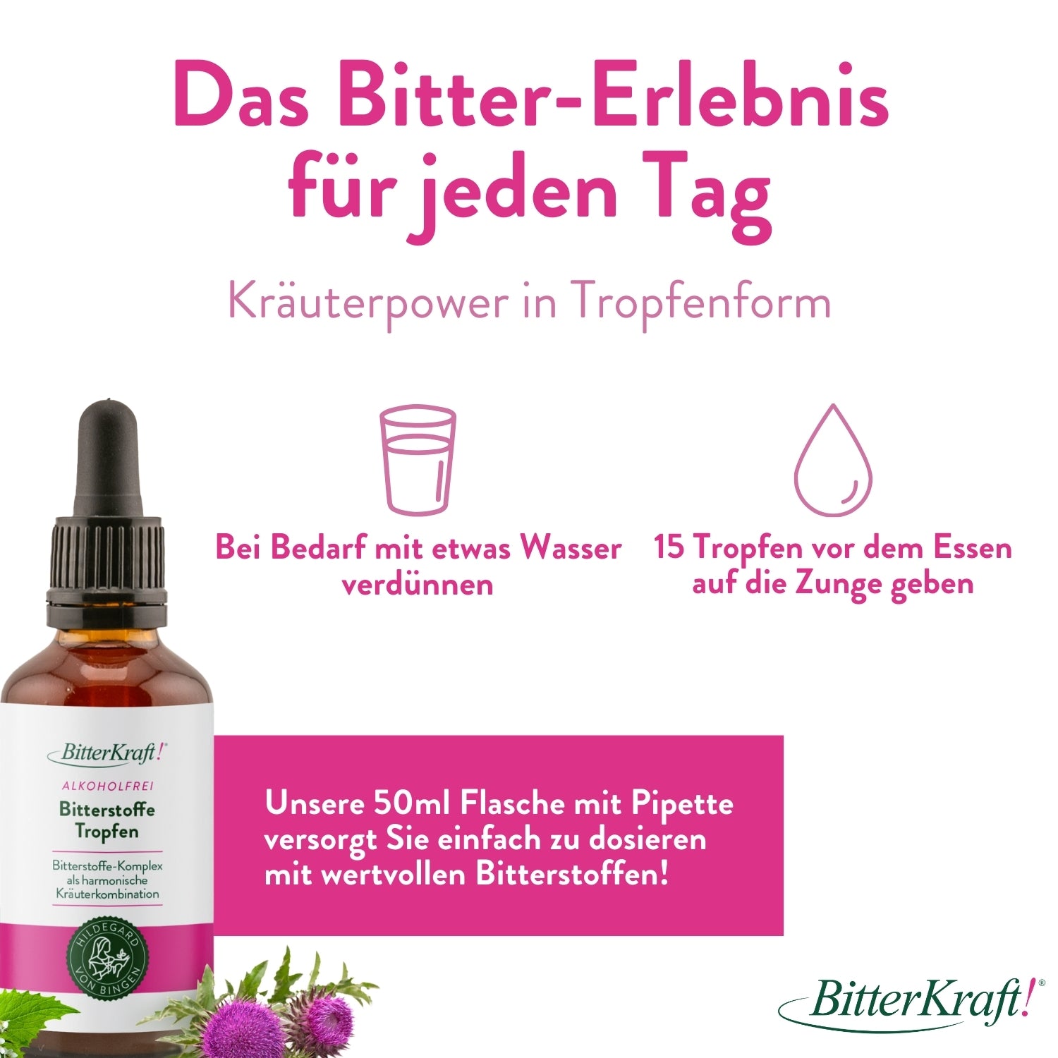 BitterKraft! Original Alkoholfrei 50ml Pipette (BIO)