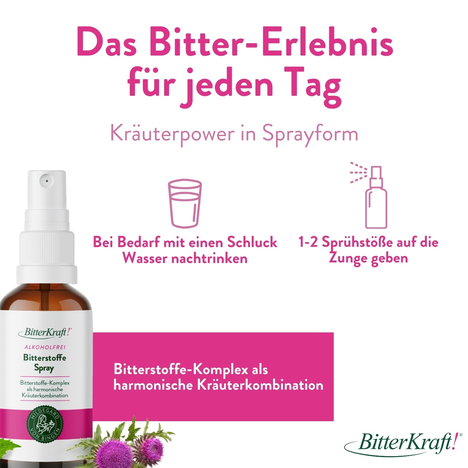 BitterKraft! Original Alkoholfrei 20ml Spray (BIO)