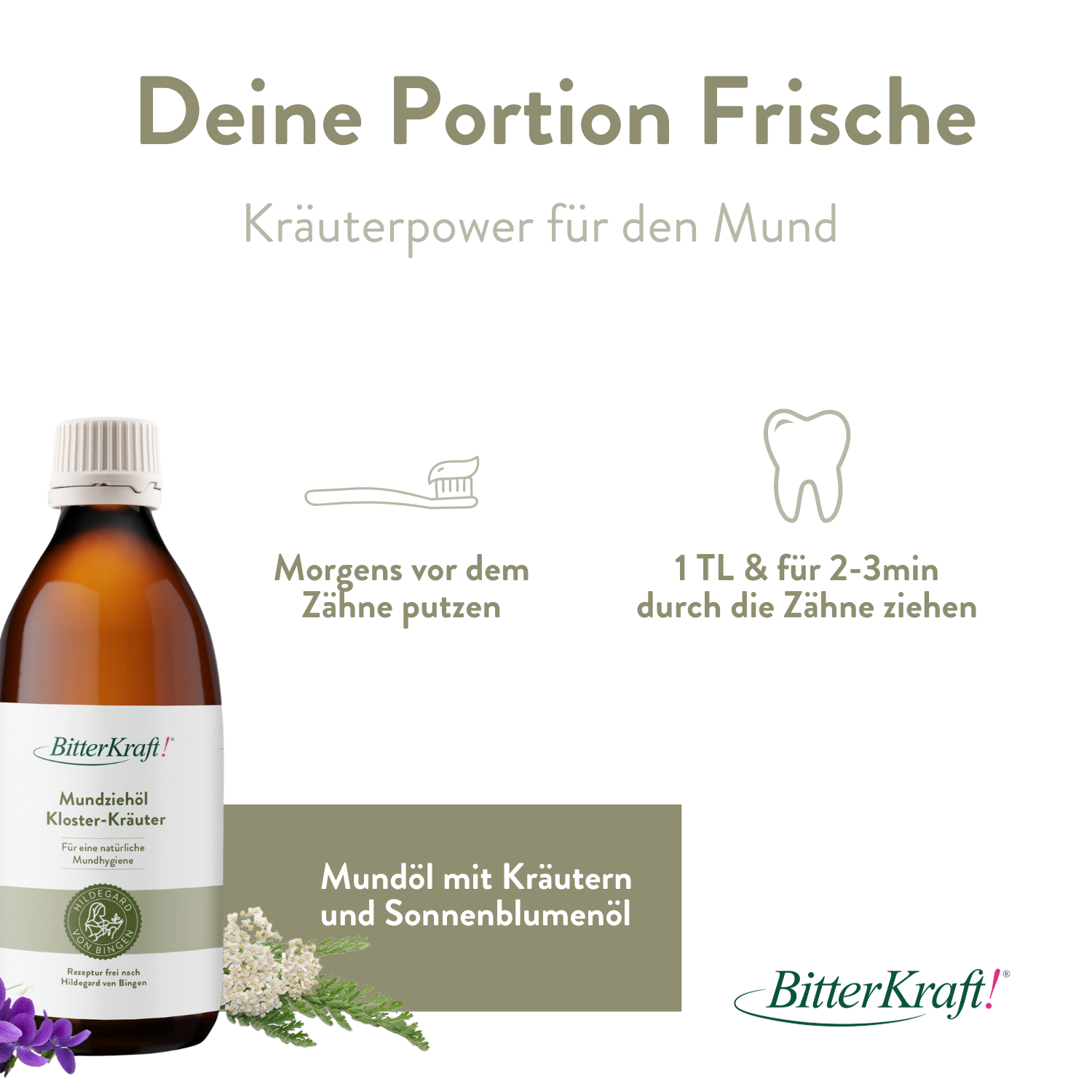 Mundziehöl Kloster-Kräuter nach Hildegard von Bingen 200 ml