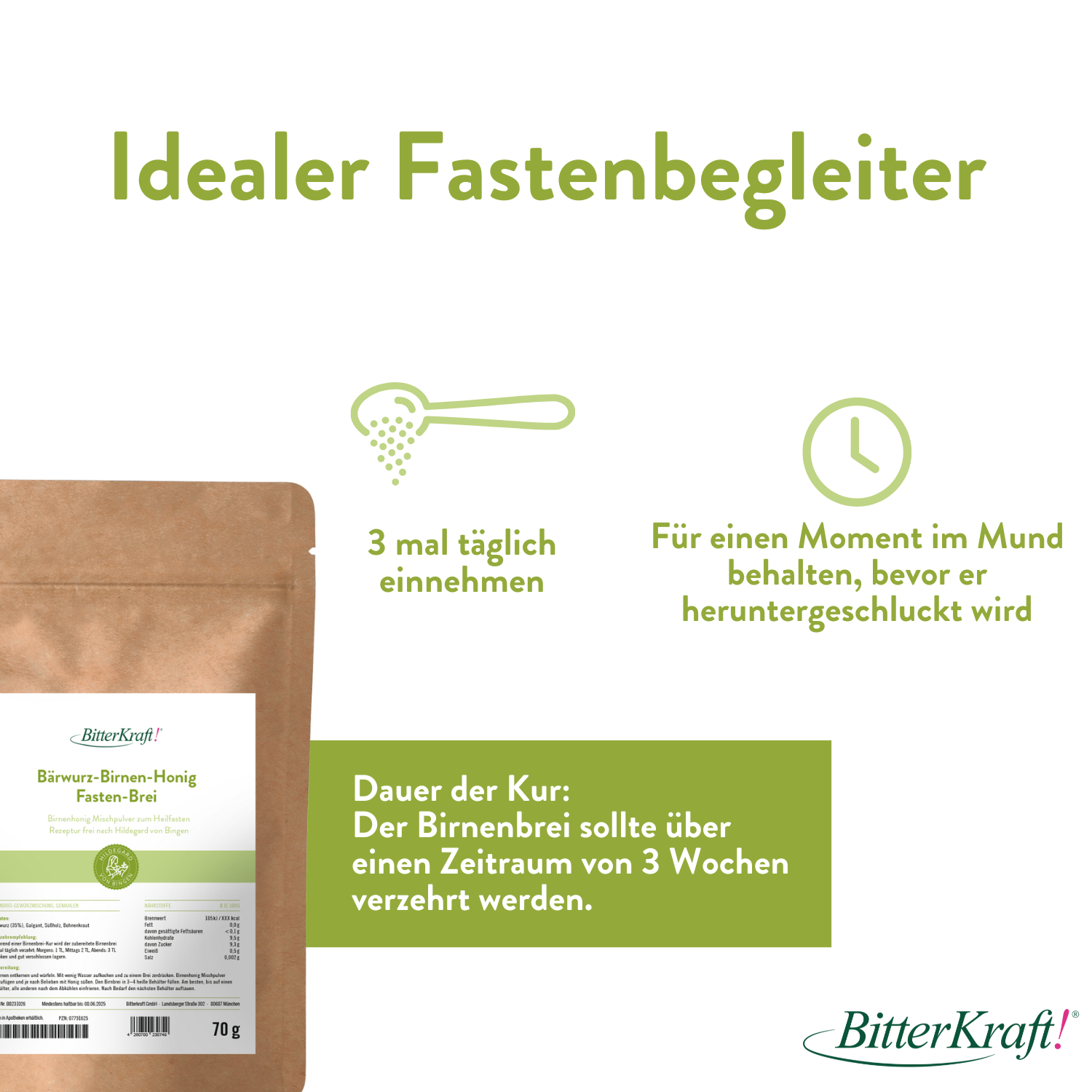 Bärwurz Birnenhonig Mischpulver