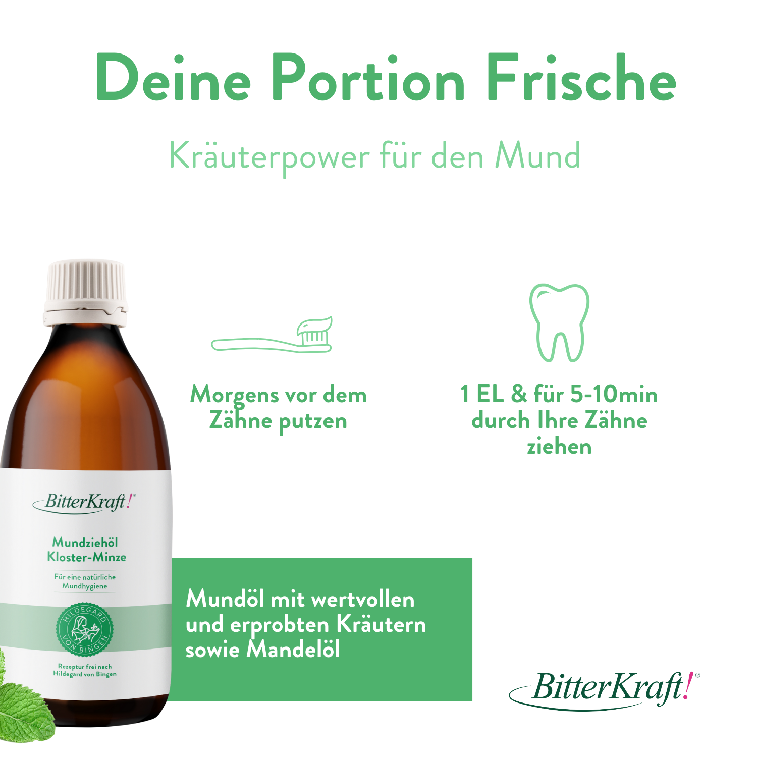 Mundziehöl Kloster-Minze 200ml