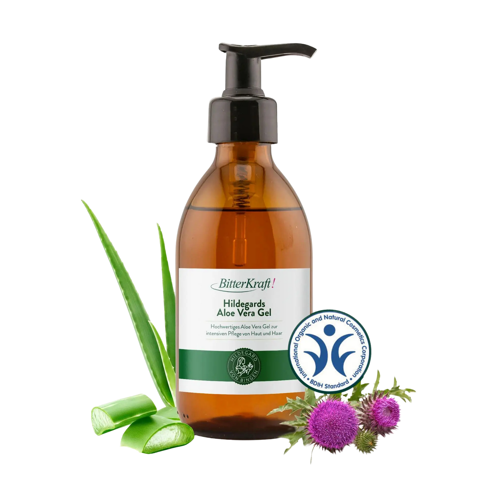 3× BitterKraft® Hildegards Aloe Vera Gel 230 ml