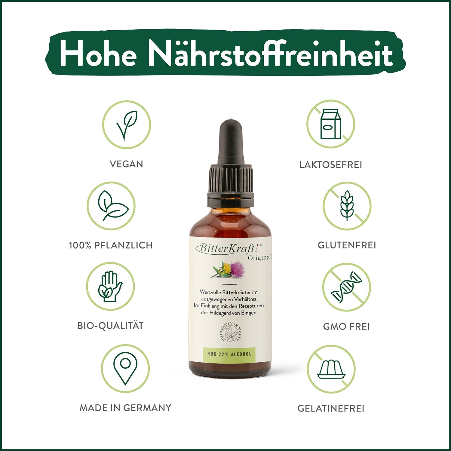 2+1 50 ml BitterKraft!Original (BIO) mit Pipette