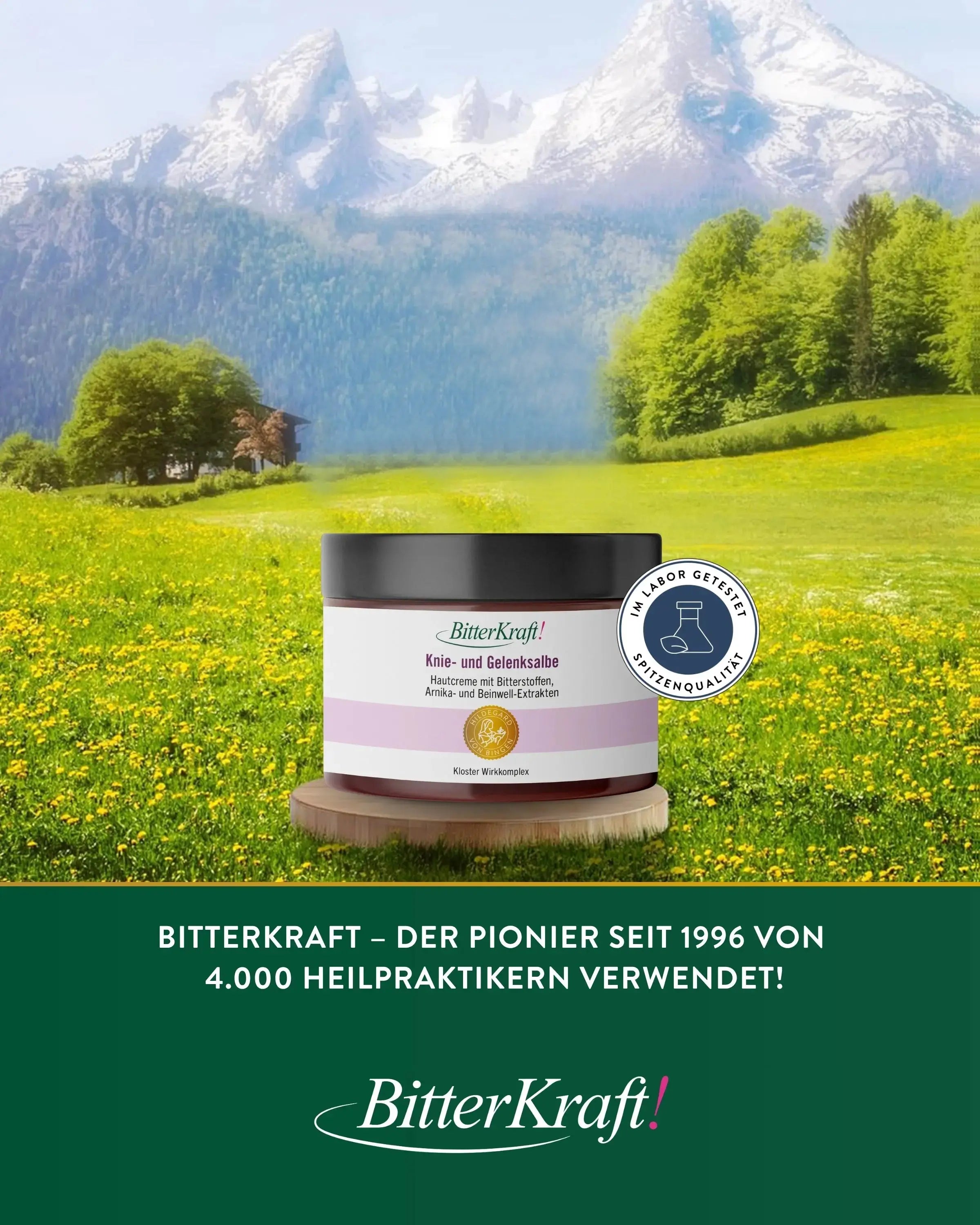 Knie- und Gelenksalbe Hildegard von Bingen Bitterkraft GmbH - Bitterkraft