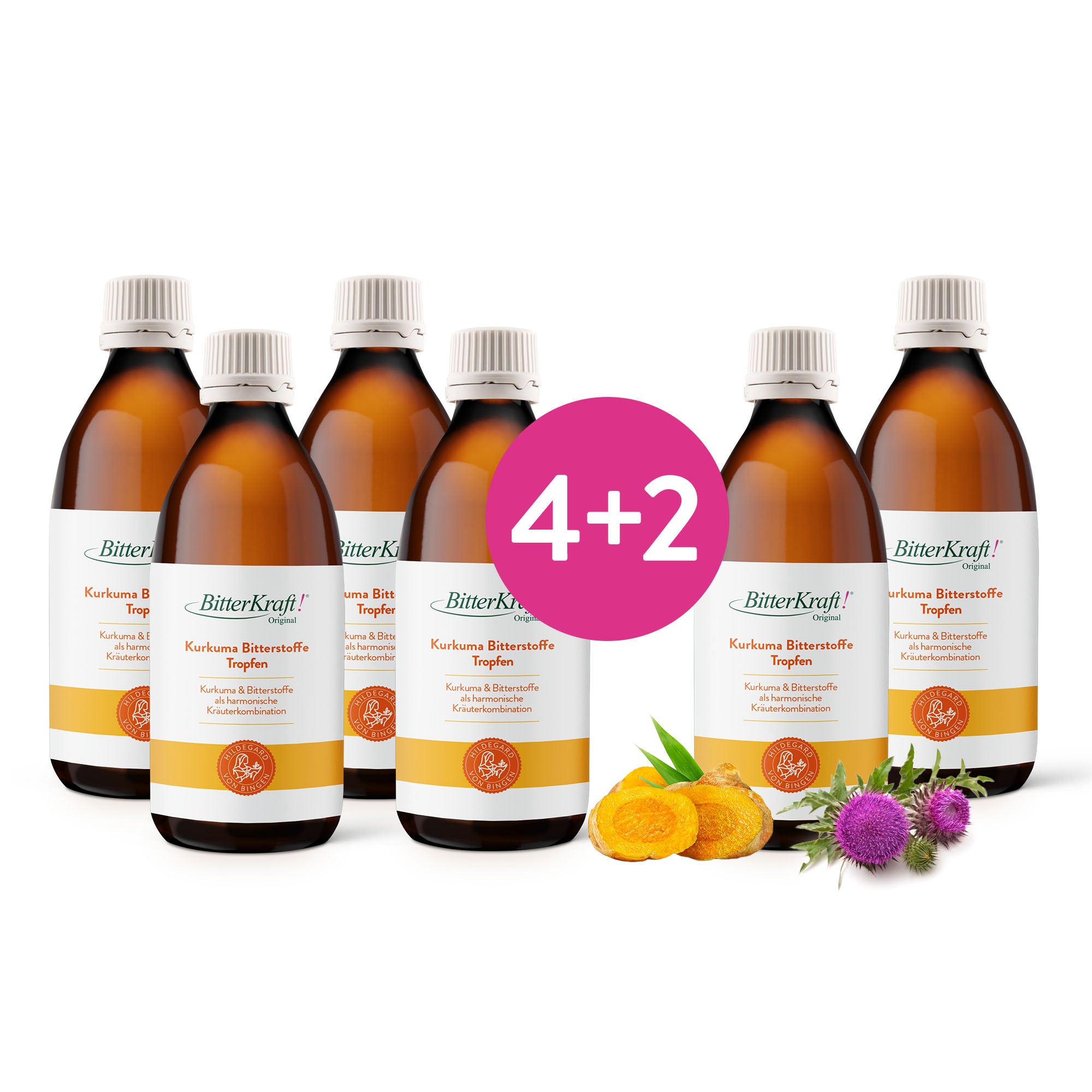 BitterKraft! Original Kurkuma Bitterstoffe Tropfen BIO 200ml